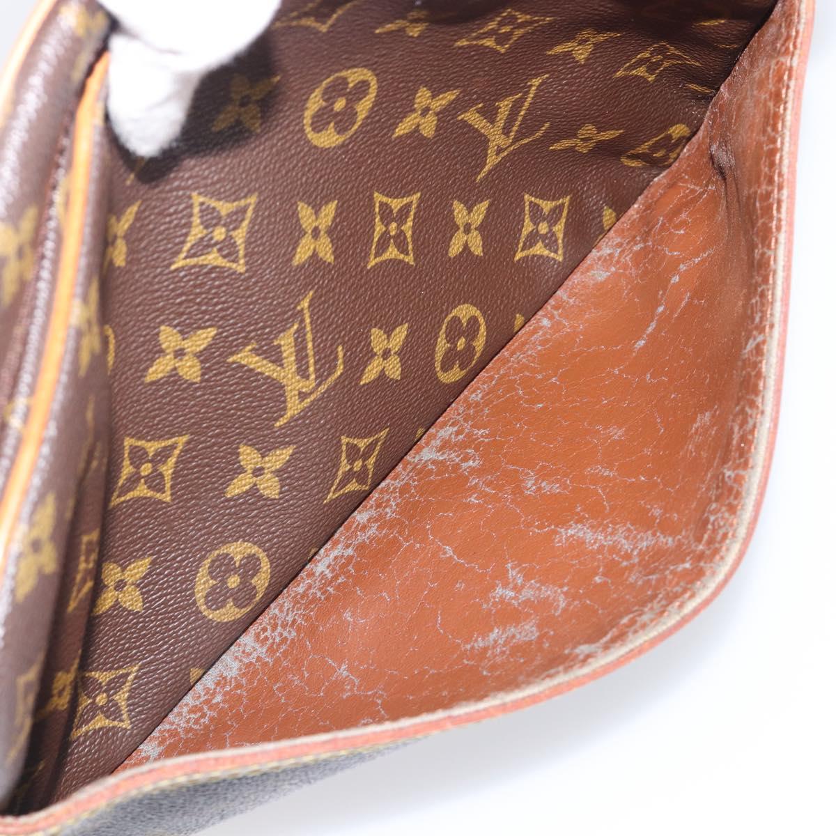 LOUIS VUITTON Monogram Compiegne 28 Clutch Bag M51845 LV Auth 207790
