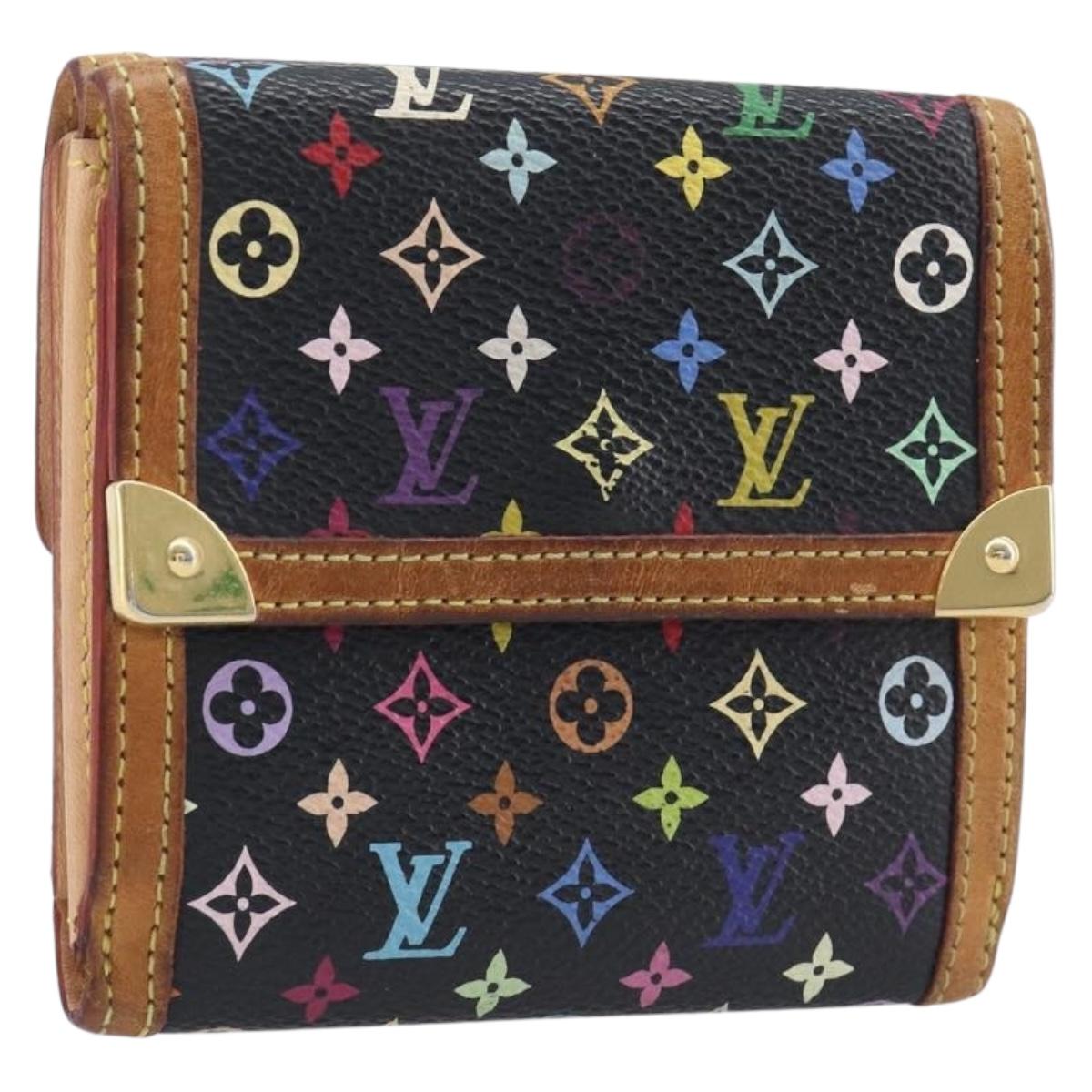 LOUIS VUITTON Multicolor Porte Monnaie Bier Cartes Credit M92984 Auth 207800