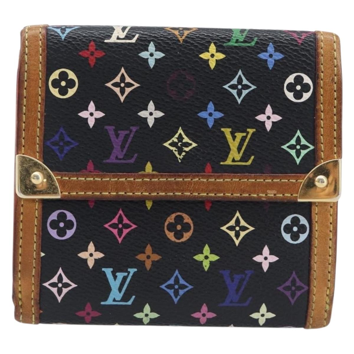 LOUIS VUITTON Multicolor Porte Monnaie Bier Cartes Credit M92984 Auth 207800