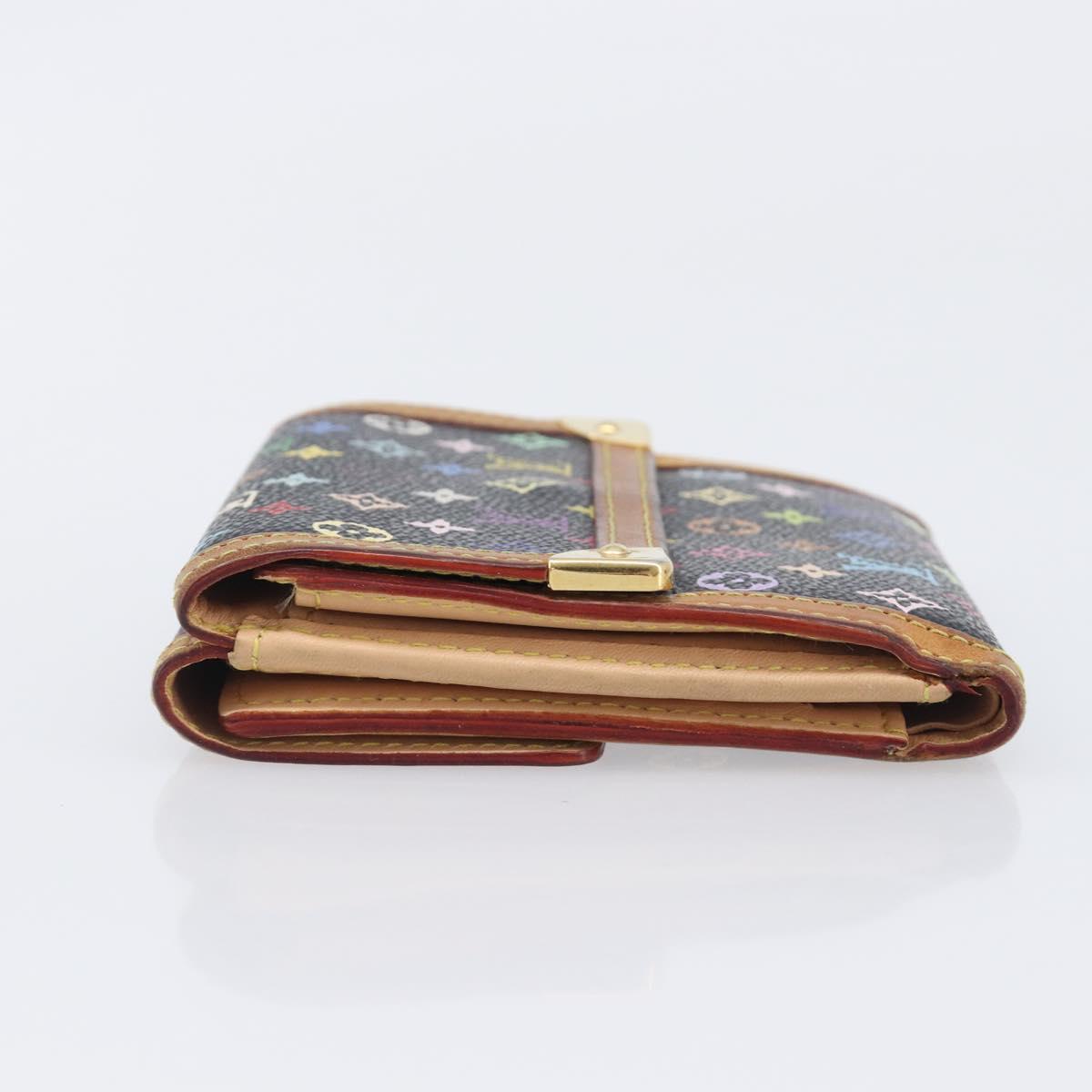LOUIS VUITTON Multicolor Porte Monnaie Bier Cartes Credit M92984 Auth 207800