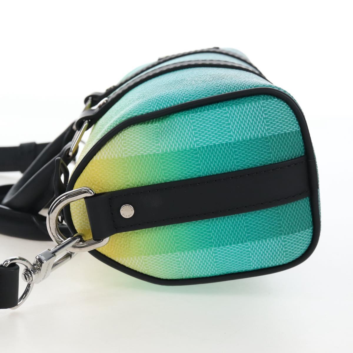 LOUIS VUITTON Damier Stripe Gradation Keepall XS Hand Bag M59949 Auth 207803SAM