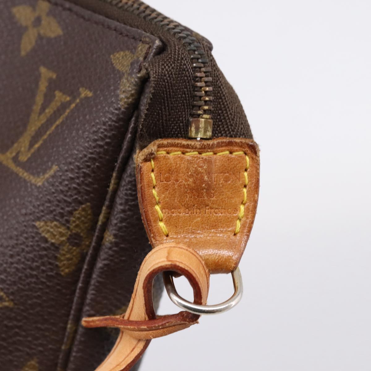 LOUIS VUITTON Monogram Pochette Accessoires Pouch M51980 LV Auth 207808A