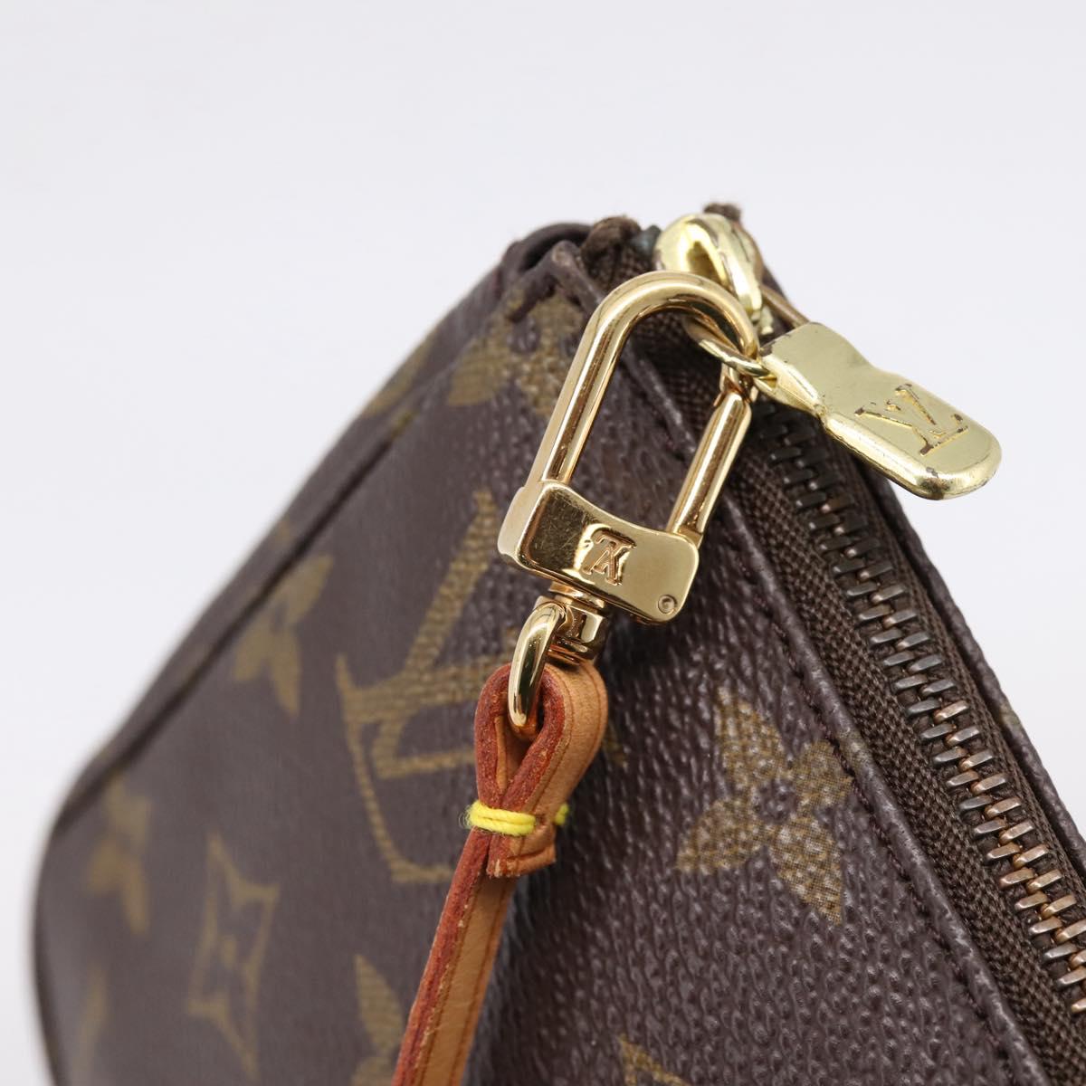 LOUIS VUITTON Monogram Pochette Accessoires Pouch M51980 LV Auth 207808A