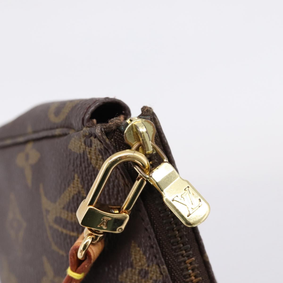 LOUIS VUITTON Monogram Pochette Accessoires Pouch M51980 LV Auth 207808A