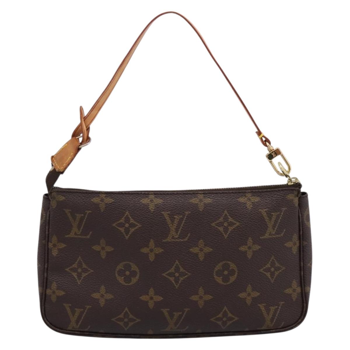 LOUIS VUITTON Monogram Pochette Accessoires Pouch M51980 LV Auth 207808A