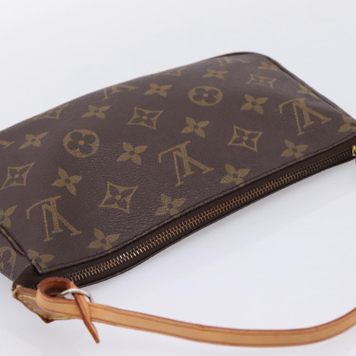 LOUIS VUITTON Monogram Pochette Accessoires Pouch M51980 LV Auth 207808A
