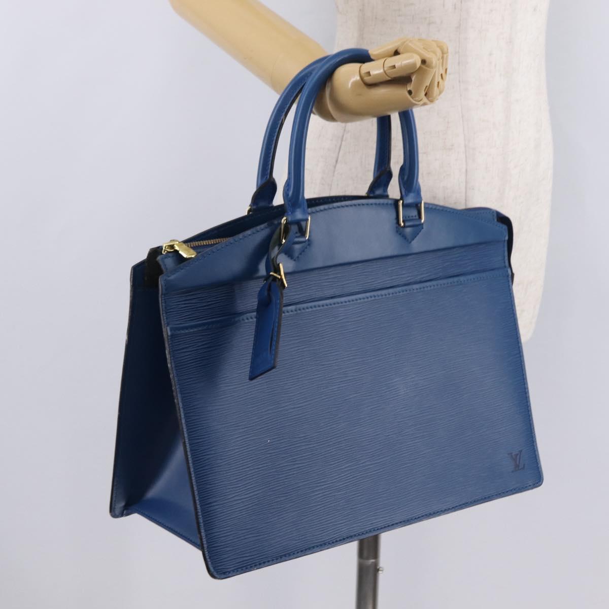 LOUIS VUITTON Epi Riviera Hand Bag Blue M48185 LV Auth 207859