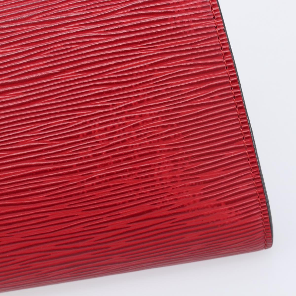 LOUIS VUITTON Epi Pochette Accessoires Accessory Pouch Red M52987 Auth 207877A