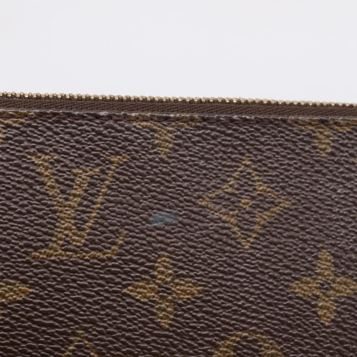LOUIS VUITTON Monogram Pochette Accessoires Pouch M51980 LV Auth 207881A
