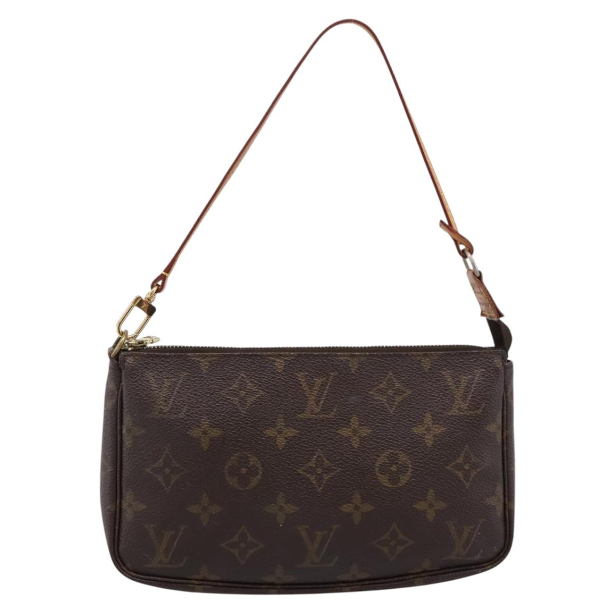 LOUIS VUITTON Monogram Pochette Accessoires Pouch M51980 LV Auth 207881A