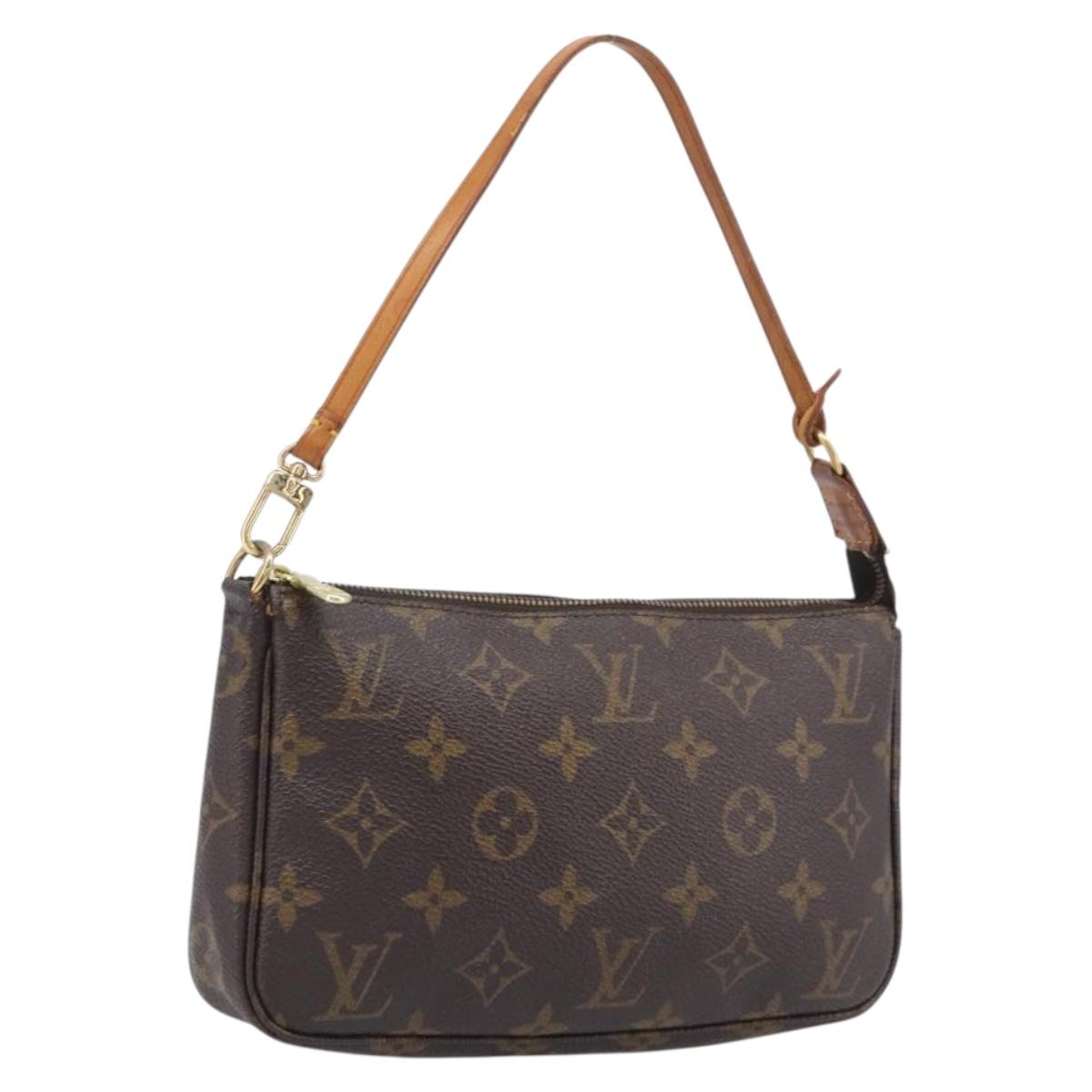 LOUIS VUITTON Monogram Pochette Accessoires Pouch M51980 LV Auth 207884A