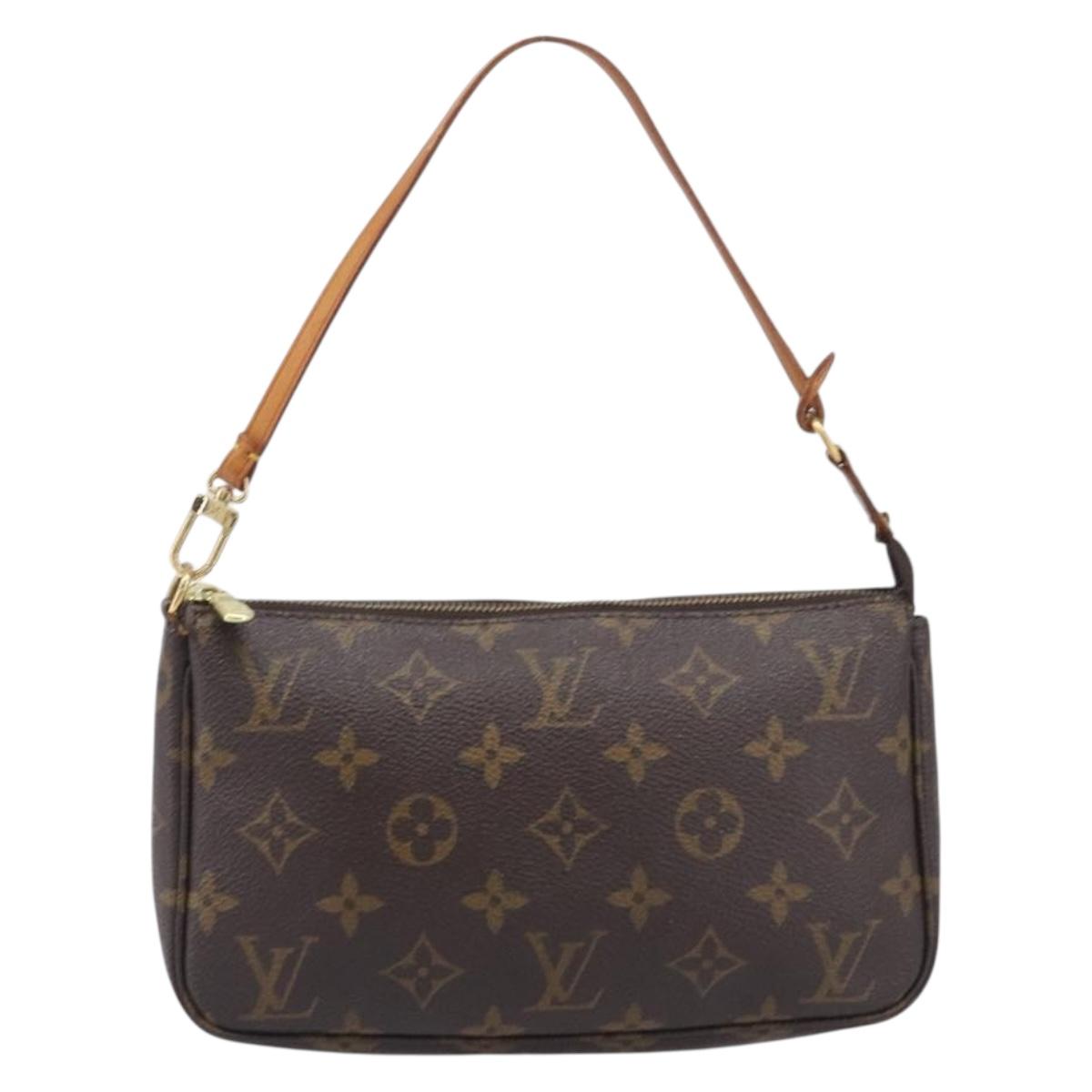 LOUIS VUITTON Monogram Pochette Accessoires Pouch M51980 LV Auth 207884A