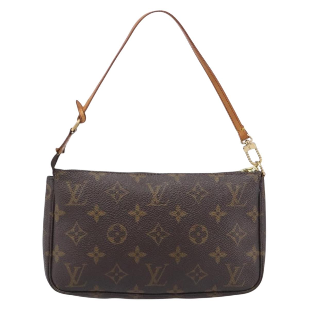 LOUIS VUITTON Monogram Pochette Accessoires Pouch M51980 LV Auth 207884A