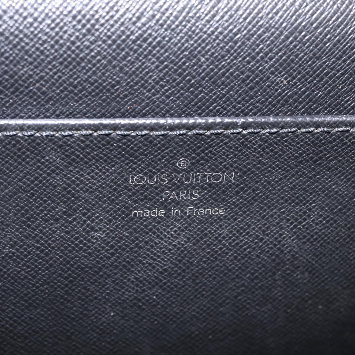 LOUIS VUITTON Taiga Serviette Moskova Business Bag Ardoise M30032 LV Auth 207894