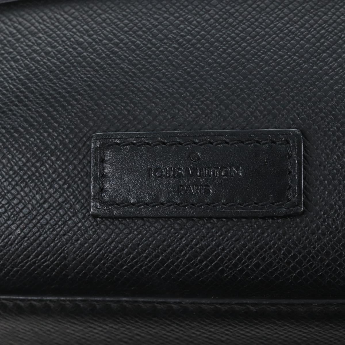 LOUIS VUITTON Taiga Rainbow Mini Soft Trunk Bag Black M30351 LV Auth 207898M