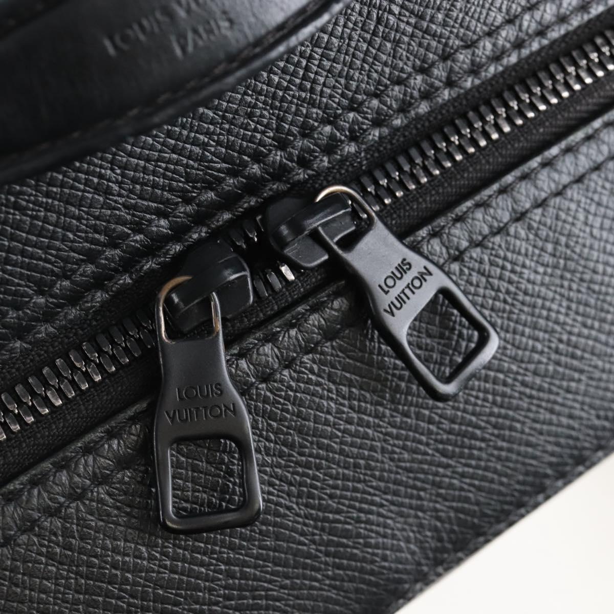 LOUIS VUITTON Taiga Rainbow Mini Soft Trunk Bag Black M30351 LV Auth 207898M