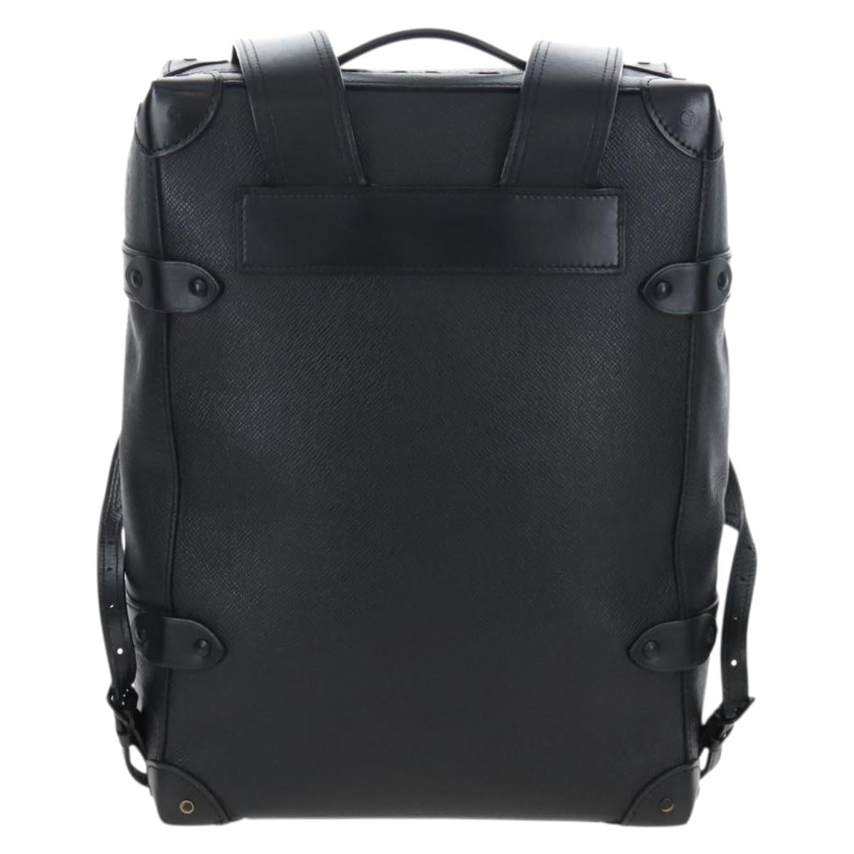 LOUIS VUITTON Taiga Rainbow Mini Soft Trunk Bag Black M30351 LV Auth 207898M