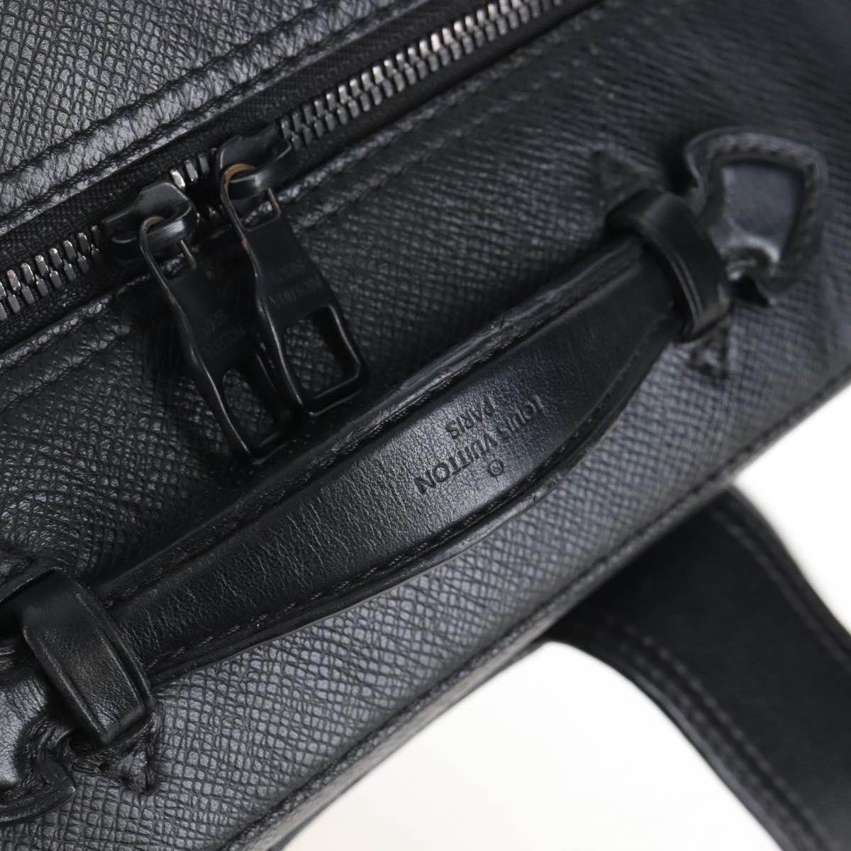 LOUIS VUITTON Taiga Rainbow Mini Soft Trunk Bag Black M30351 LV Auth 207898M