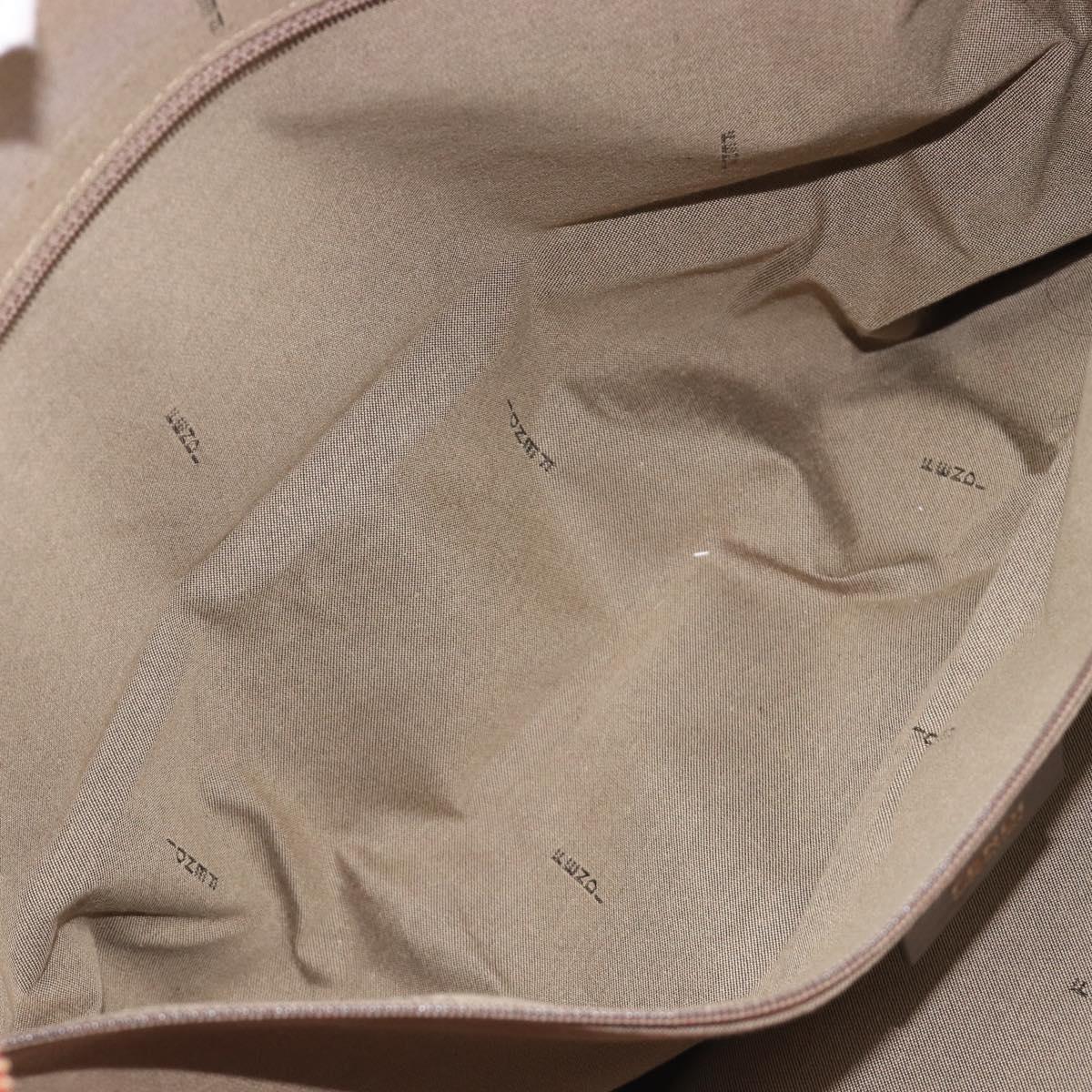 FENDI Zucca Canvas Tote Bag Beige Red 8BH185 Auth 207928