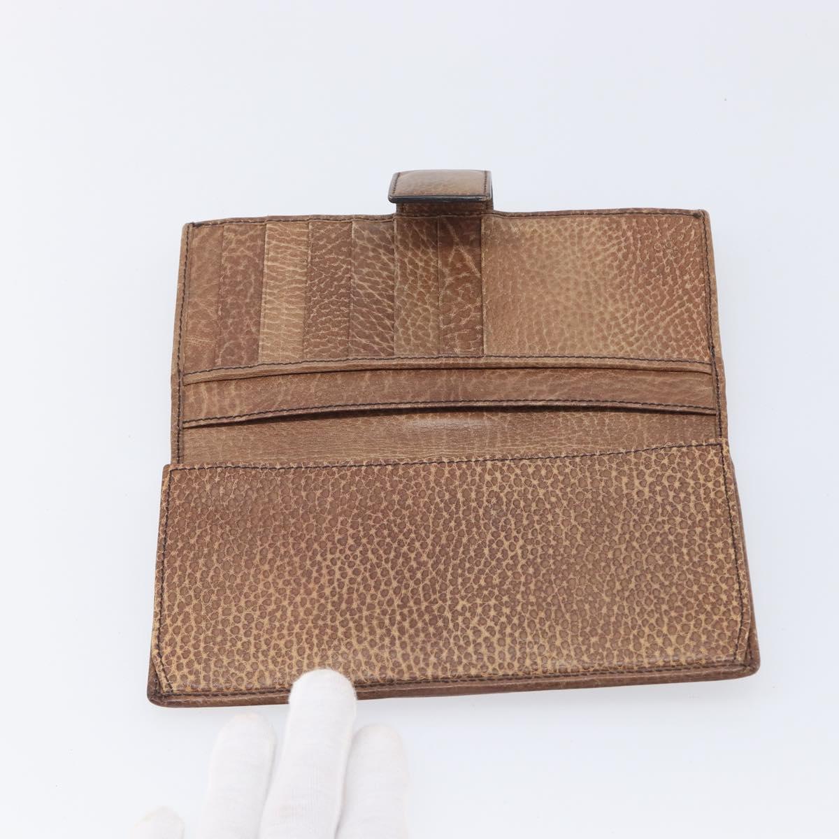 GUCCI GG Wallet Hand Bag 3 Set Beige Gold Tone Auth 207932
