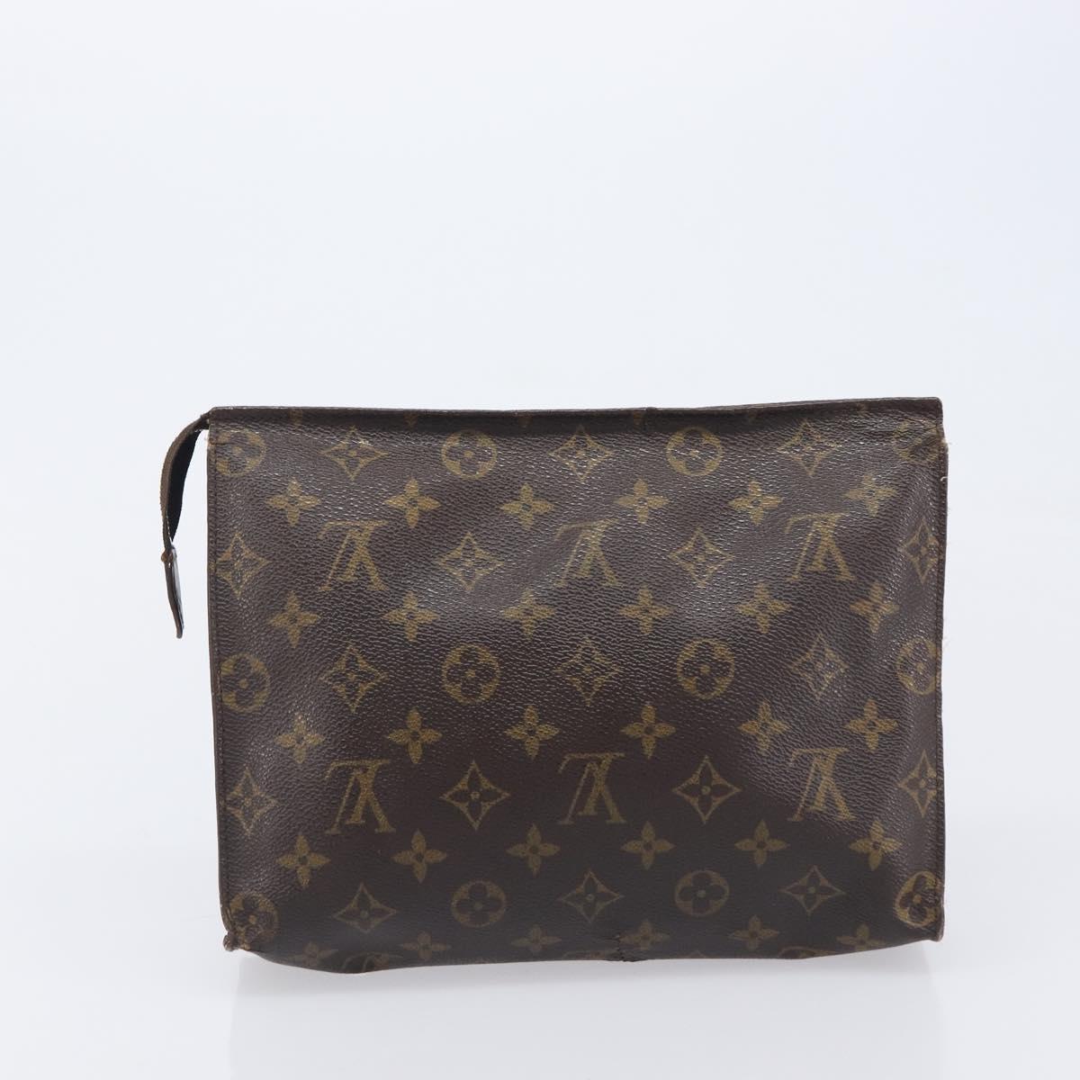 LOUIS VUITTON Monogram Hand Bag Clutch Bag 3 Set LV Auth 207933