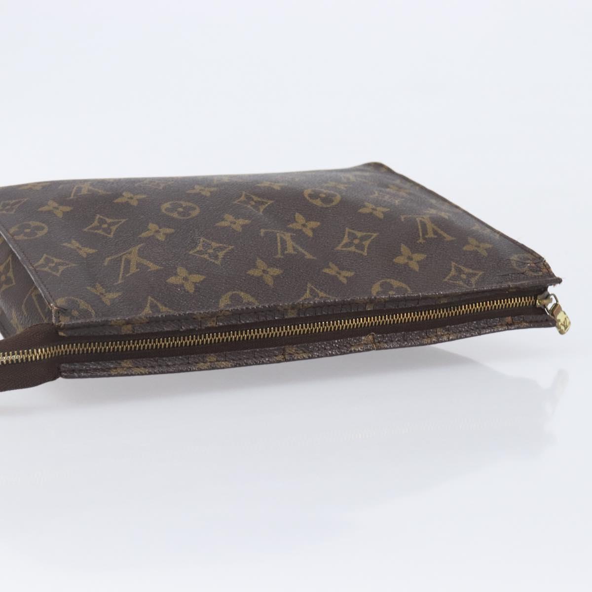 LOUIS VUITTON Monogram Hand Bag Clutch Bag 3 Set LV Auth 207933