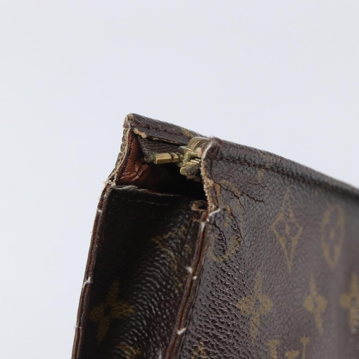 LOUIS VUITTON Monogram Hand Bag Clutch Bag 3 Set LV Auth 207933