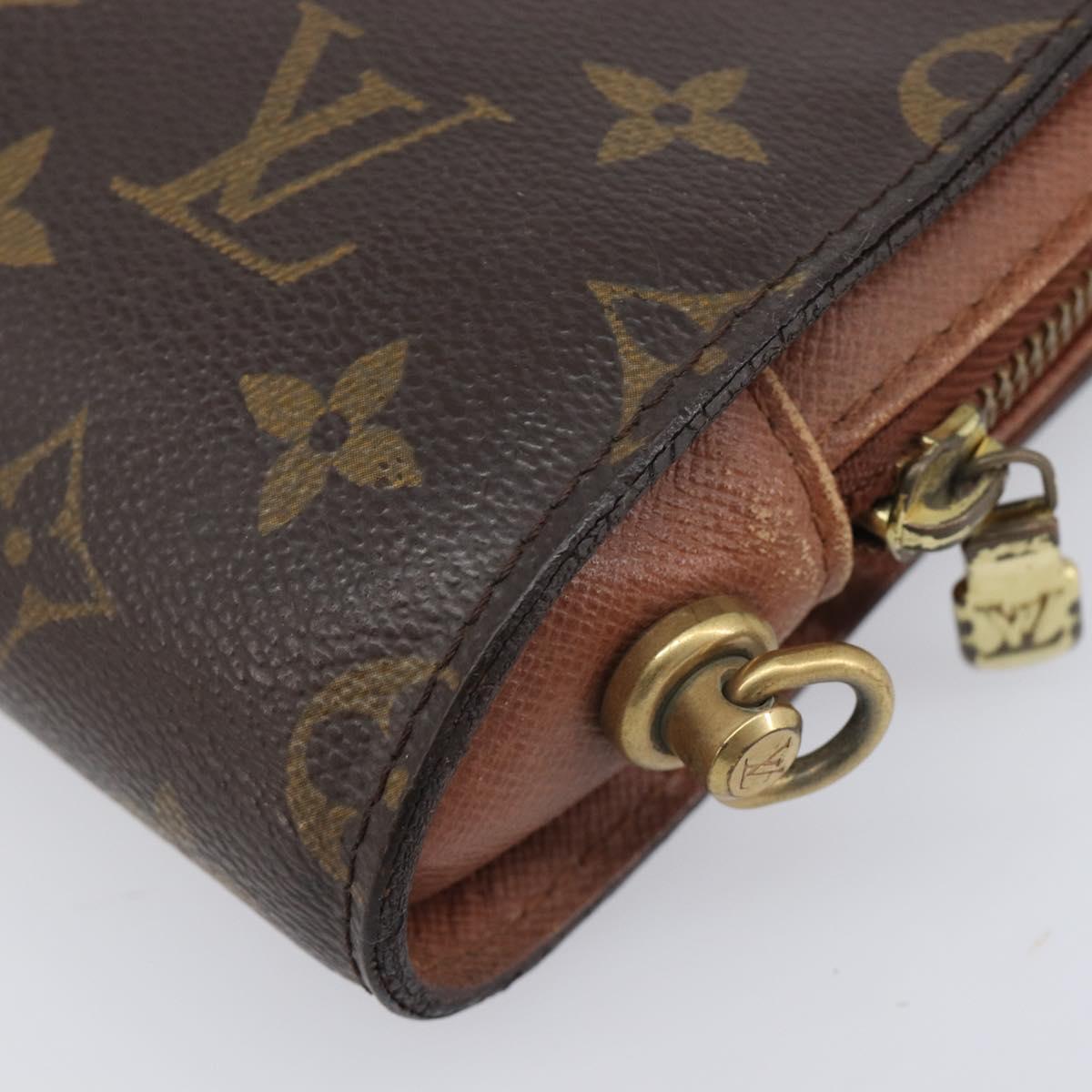 LOUIS VUITTON Monogram Hand Bag Clutch Bag 3 Set LV Auth 207933