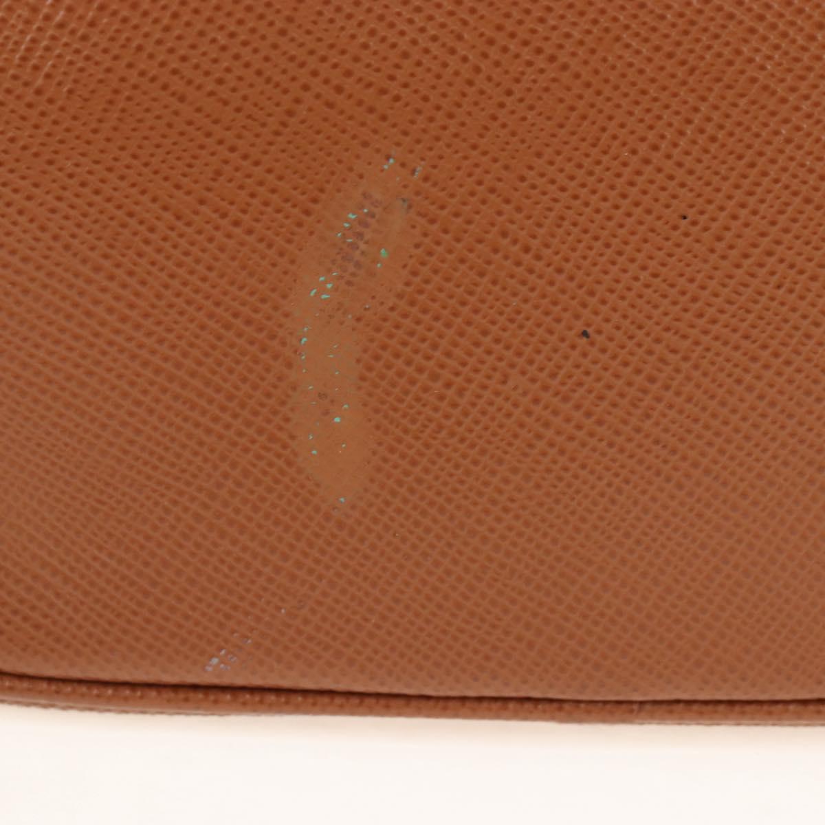 PRADA Panniers Hand Bag Raffia 2way Beige Gold Auth 208006M