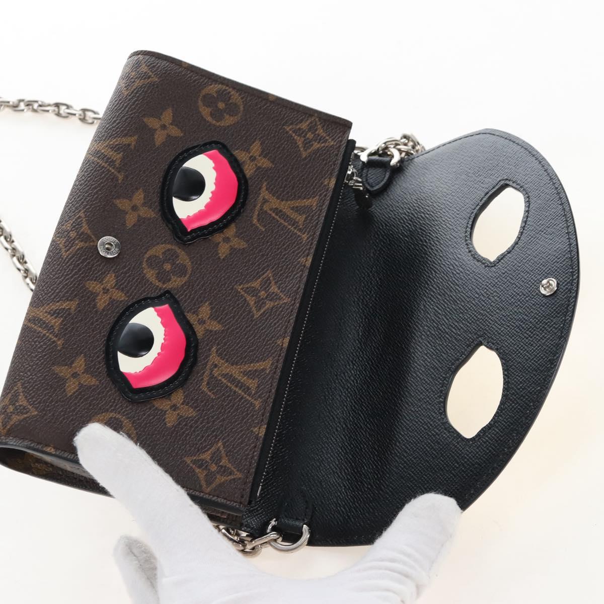 LOUIS VUITTON Yamamoto Hirosai Portefeuille Chain Bag M67256 LV Auth 208016SAM