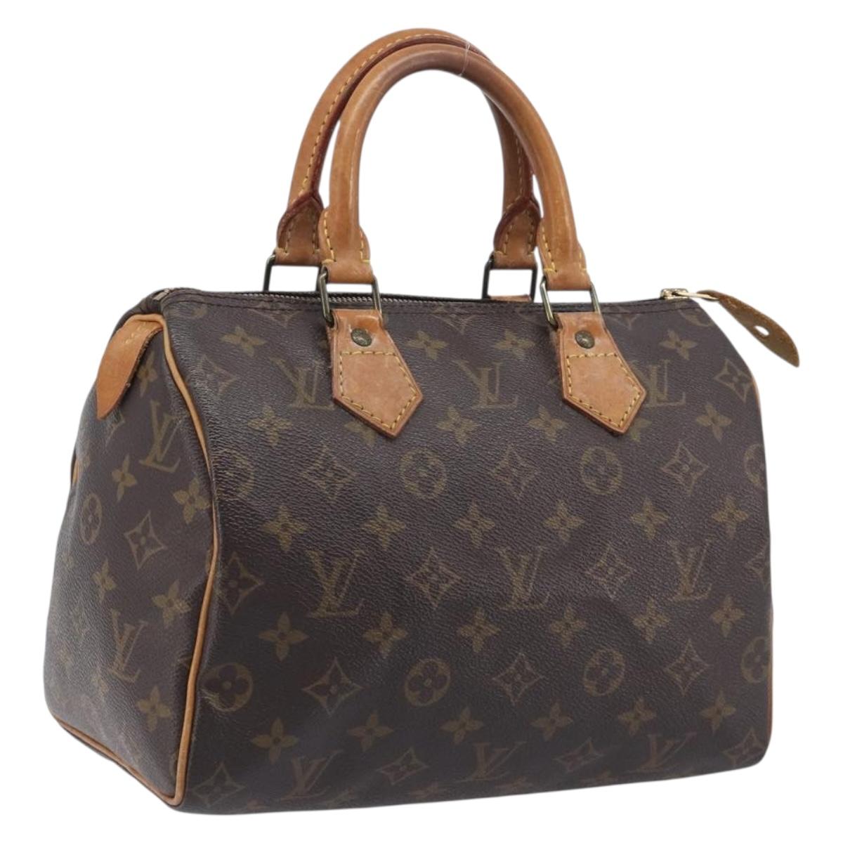 LOUIS VUITTON Monogram Speedy 25 Hand Bag M41528 LV Auth 208026