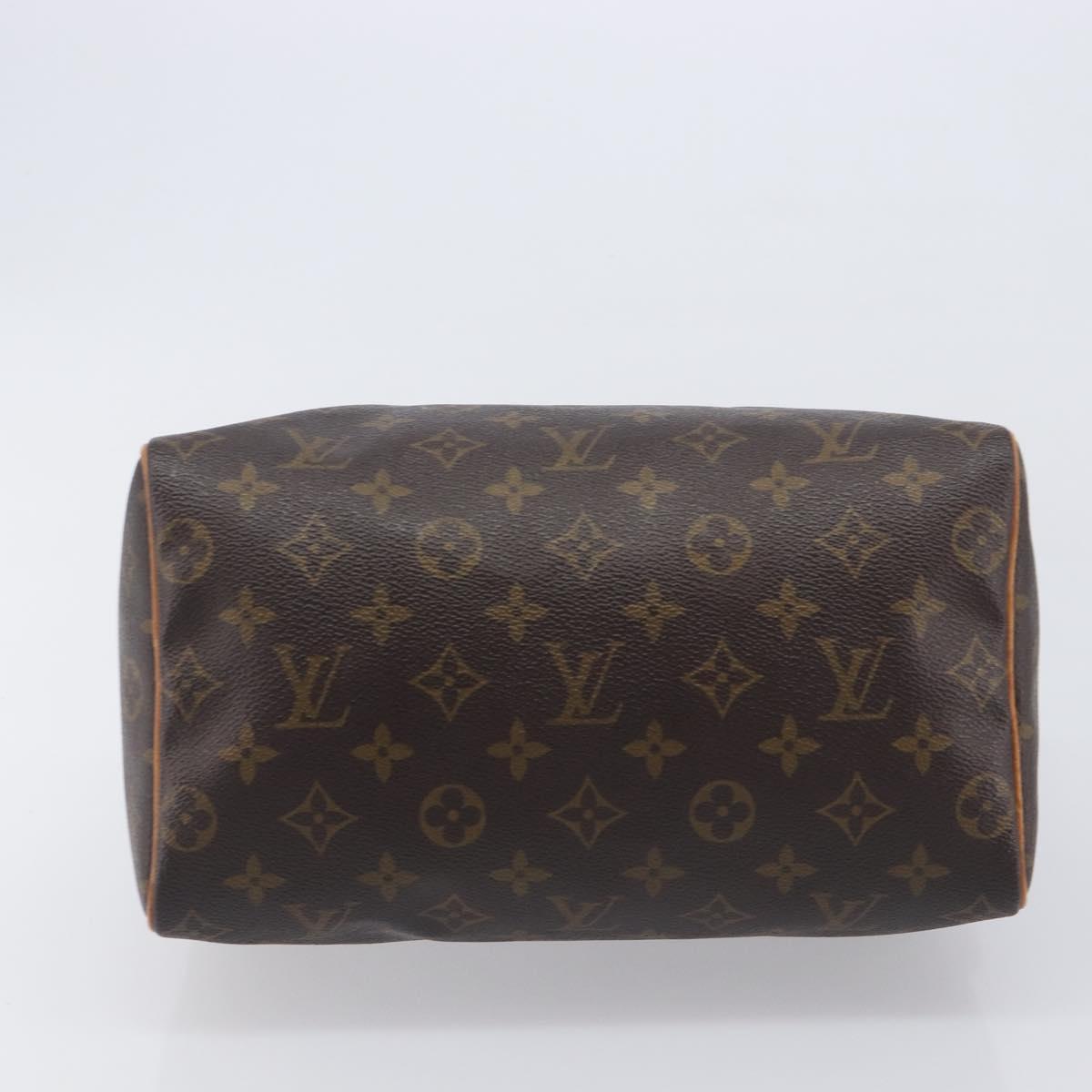 LOUIS VUITTON Monogram Speedy 25 Hand Bag M41528 LV Auth 208026