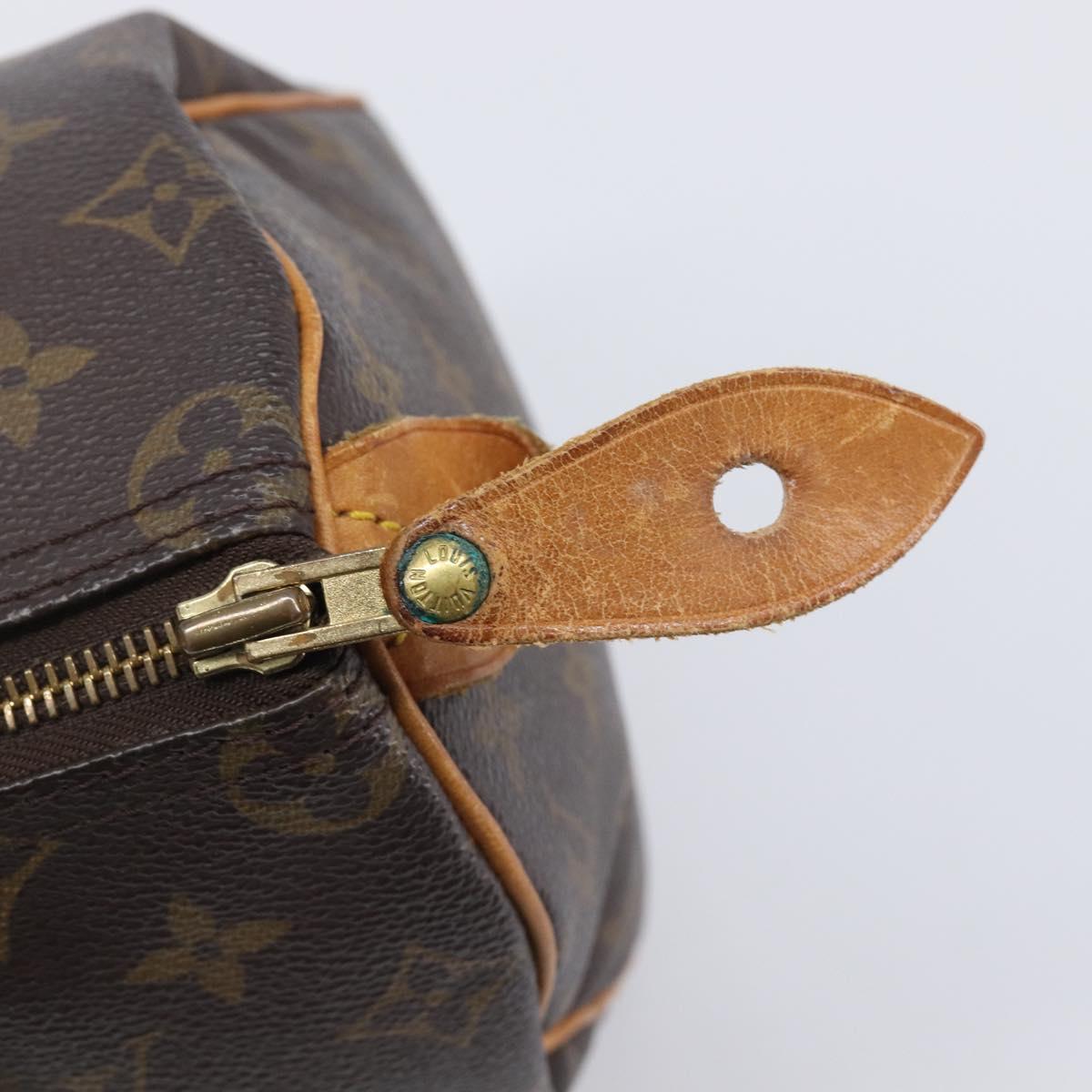 LOUIS VUITTON Monogram Speedy 25 Hand Bag M41528 LV Auth 208026