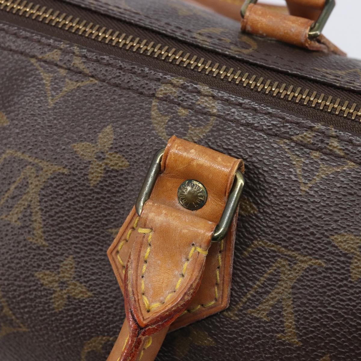LOUIS VUITTON Monogram Speedy 25 Hand Bag M41528 LV Auth 208026