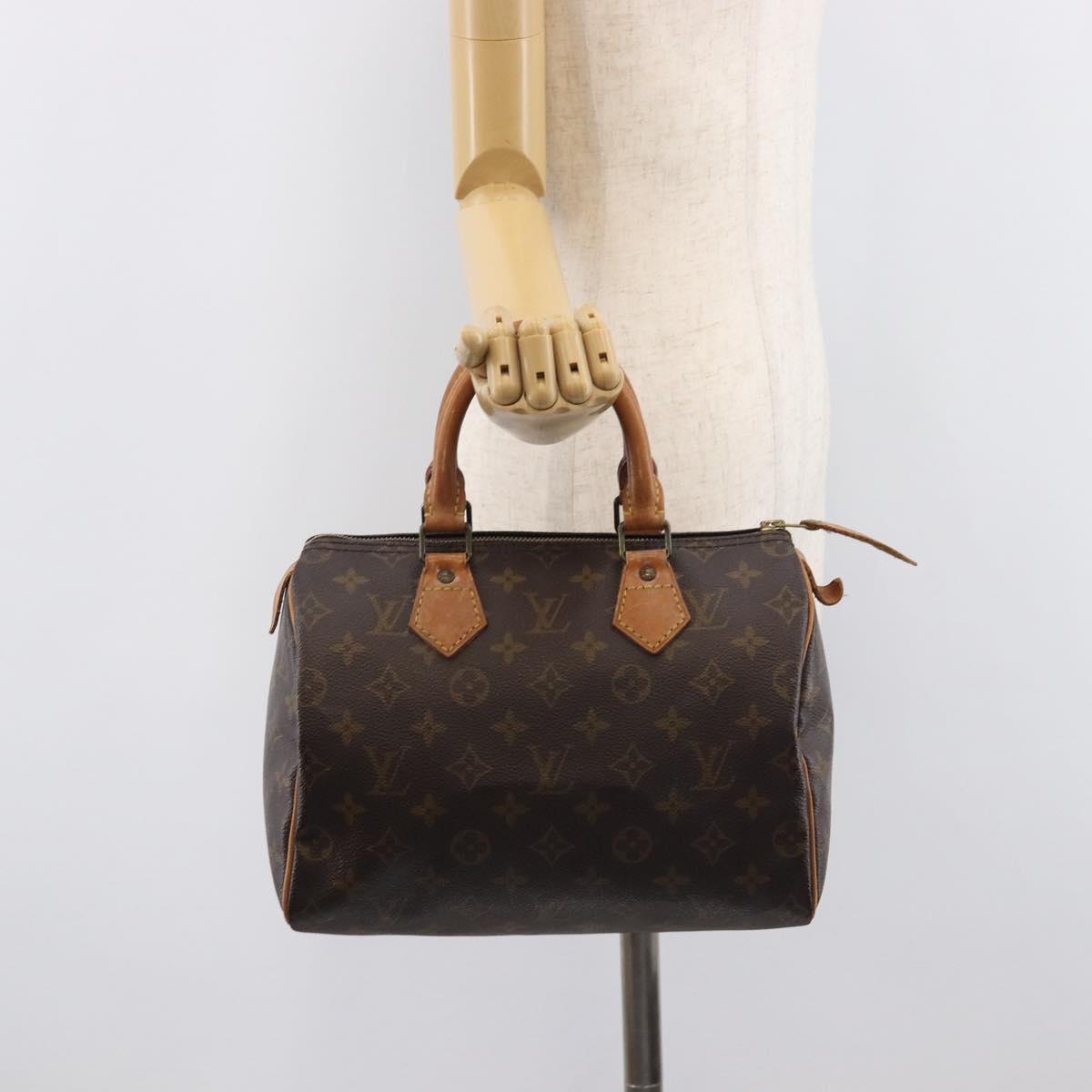 LOUIS VUITTON Monogram Speedy 25 Hand Bag M41528 LV Auth 208026