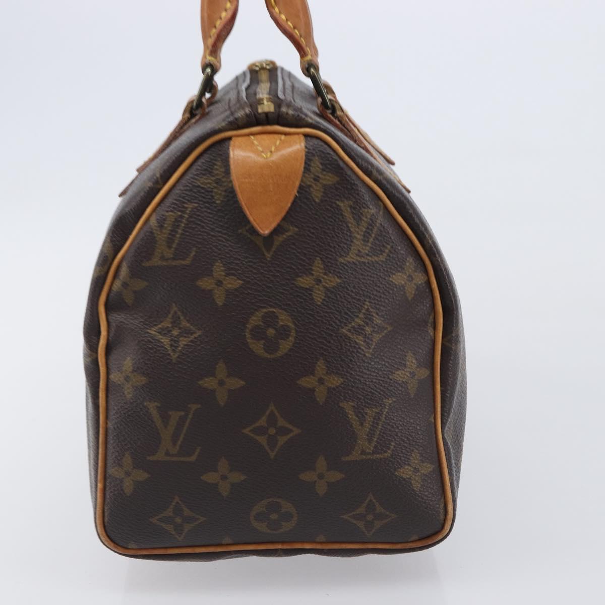 LOUIS VUITTON Monogram Speedy 25 Hand Bag M41528 LV Auth 208026
