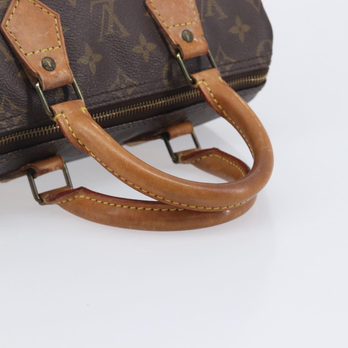 LOUIS VUITTON Monogram Speedy 25 Hand Bag M41528 LV Auth 208026