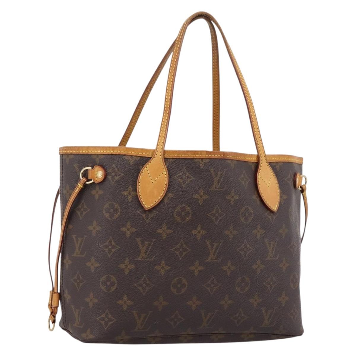 LOUIS VUITTON Monogram Neverfull PM Tote Bag M40155 LV Auth 208038A