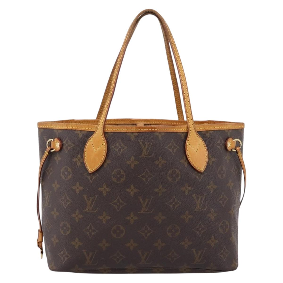 LOUIS VUITTON Monogram Neverfull PM Tote Bag M40155 LV Auth 208038A