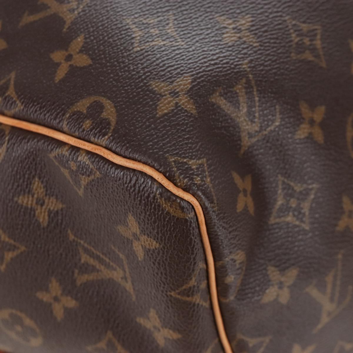 LOUIS VUITTON Monogram Keepall Bandouliere 55 Boston Bag M41414 LV Auth 208070V