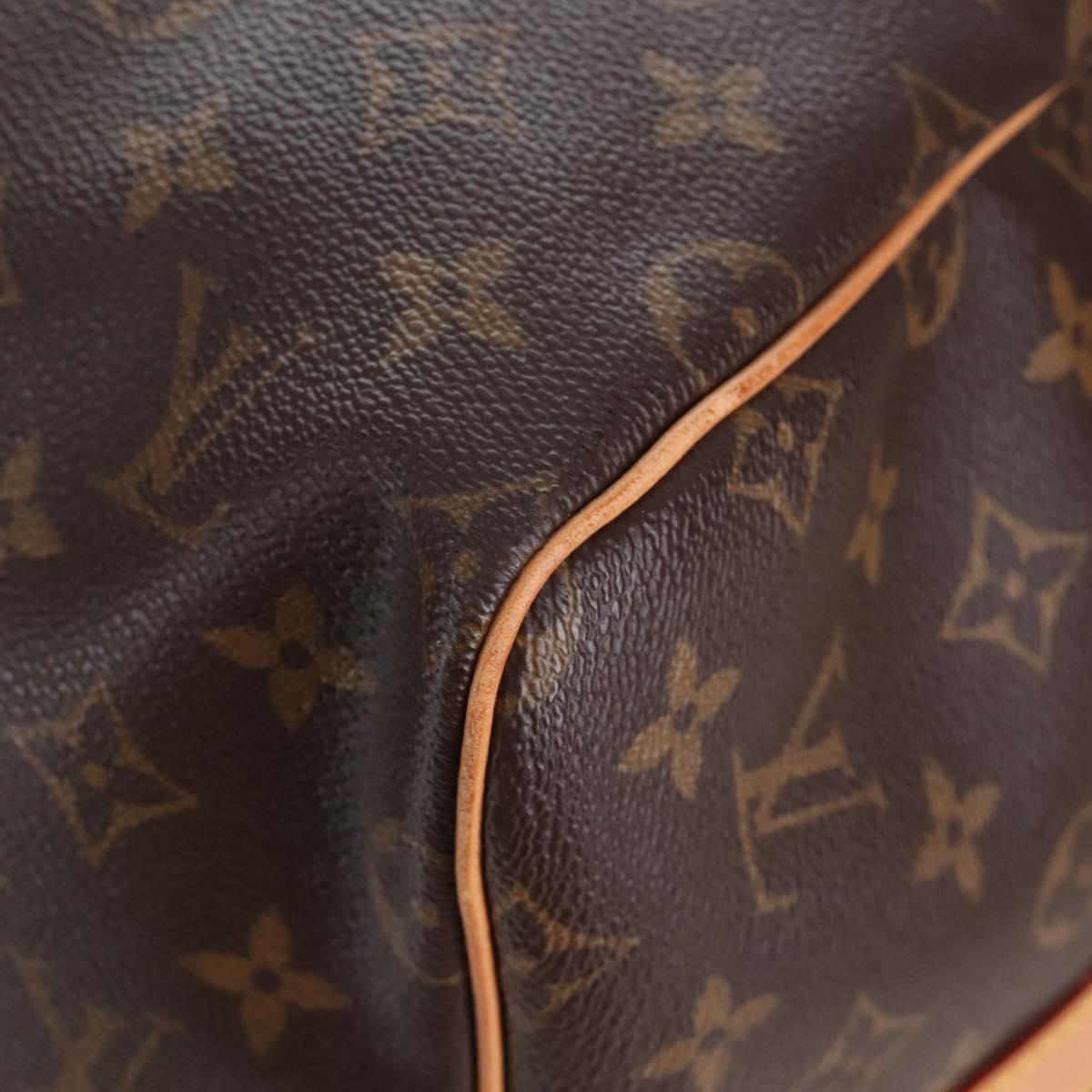 LOUIS VUITTON Monogram Keepall Bandouliere 55 Boston Bag M41414 LV Auth 208070V