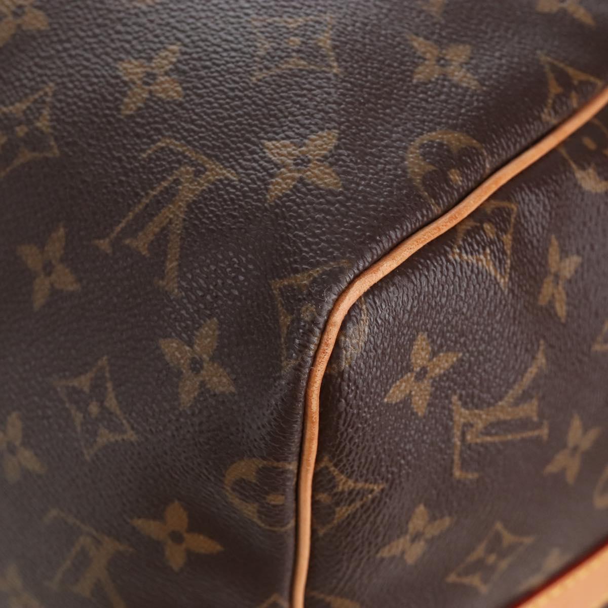 LOUIS VUITTON Monogram Keepall Bandouliere 55 Boston Bag M41414 LV Auth 208070V