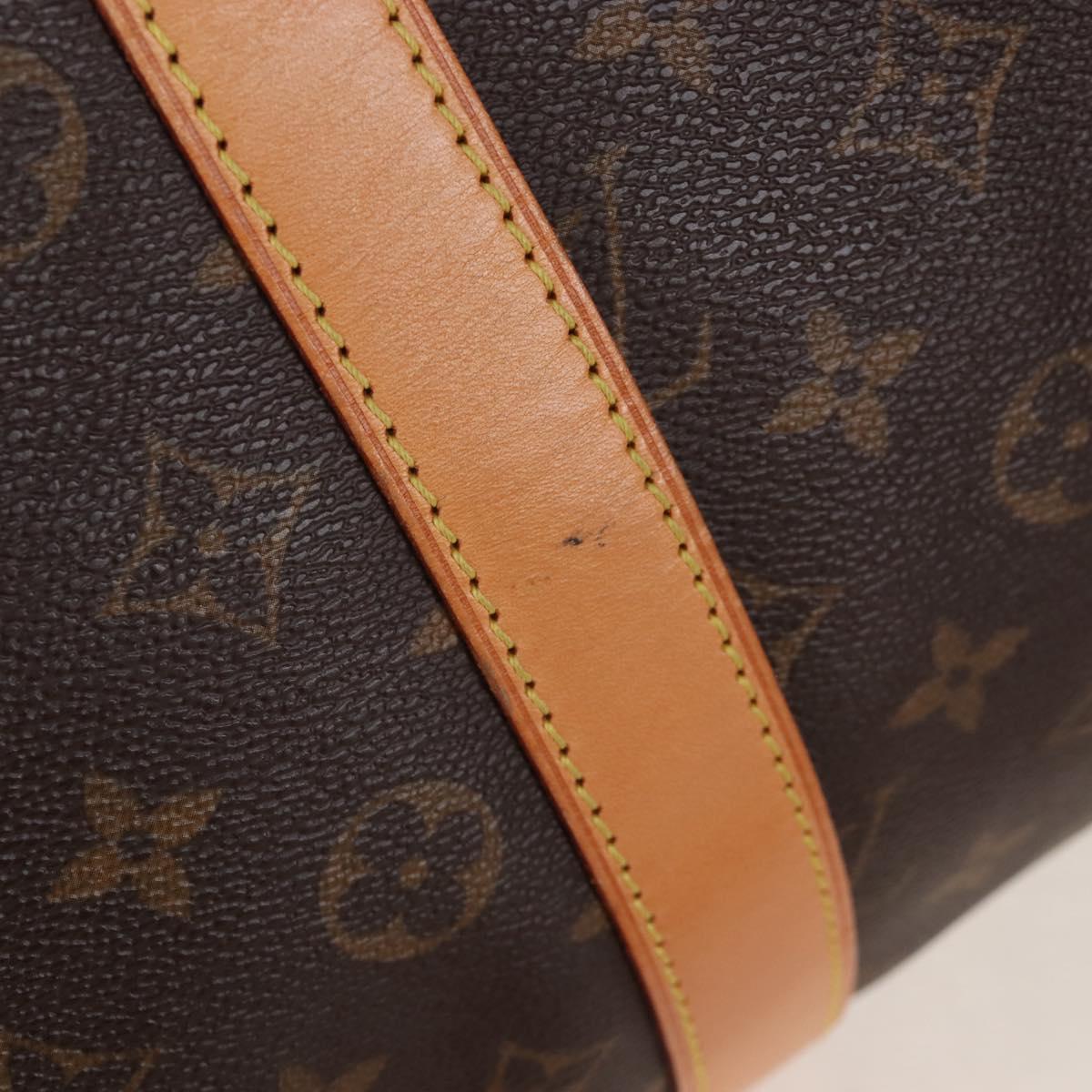 LOUIS VUITTON Monogram Keepall Bandouliere 55 Boston Bag M41414 LV Auth 208070V