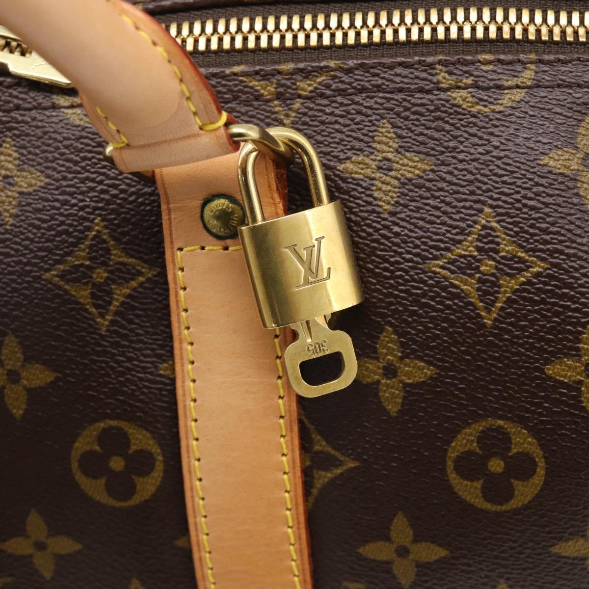 LOUIS VUITTON Monogram Keepall Bandouliere 55 Boston Bag M41414 LV Auth 208077V