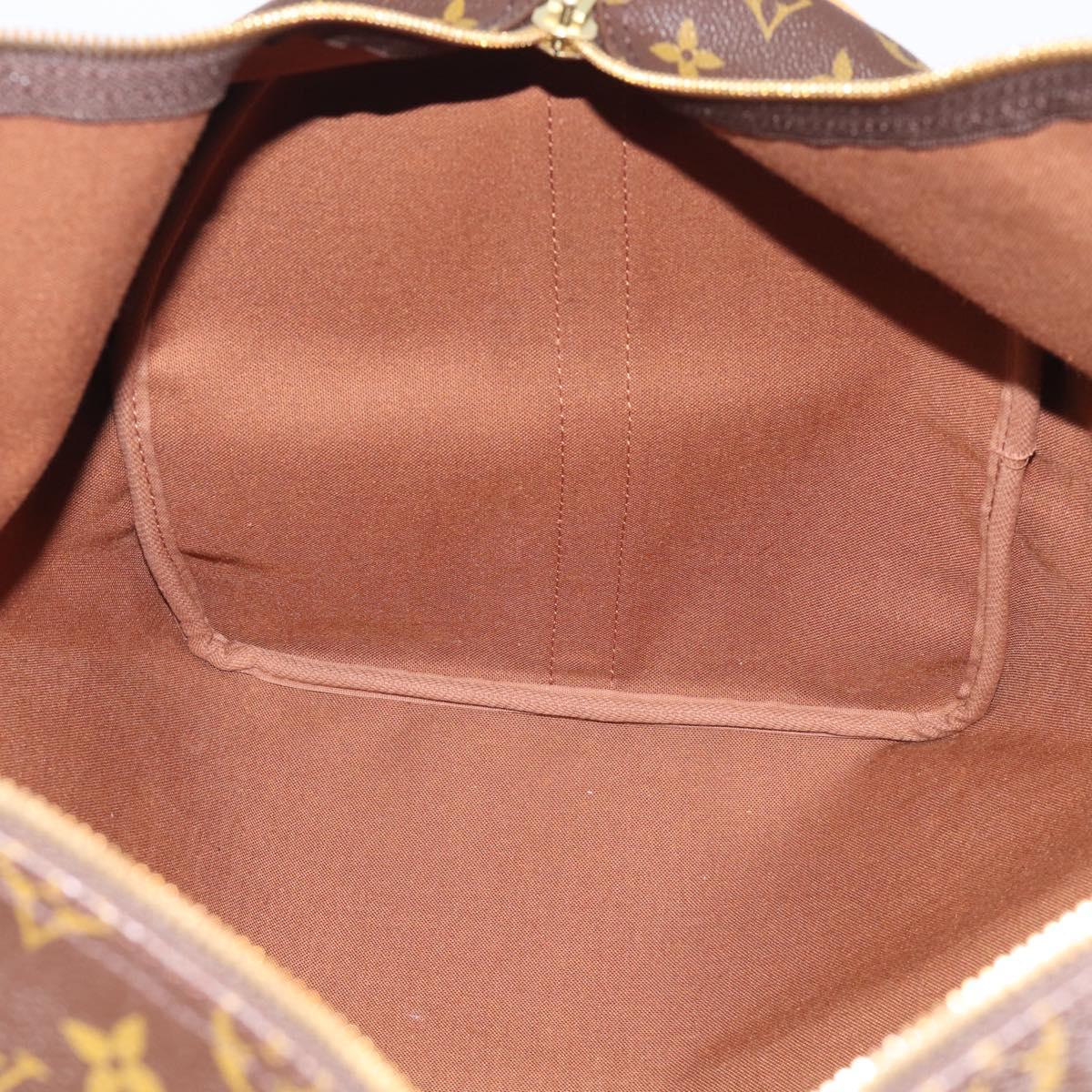LOUIS VUITTON Monogram Keepall Bandouliere 55 Boston Bag M41414 LV Auth 208077V