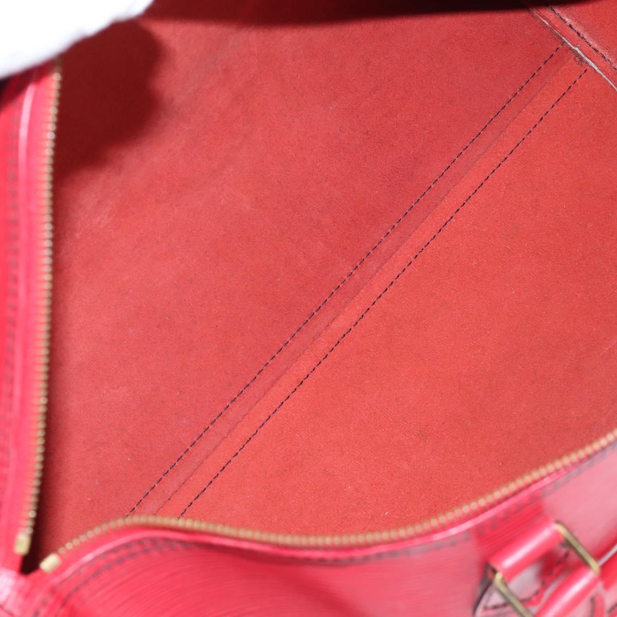 LOUIS VUITTON Epi Speedy 40 Hand Bag Castilian Red M42987 LV Auth 208080V