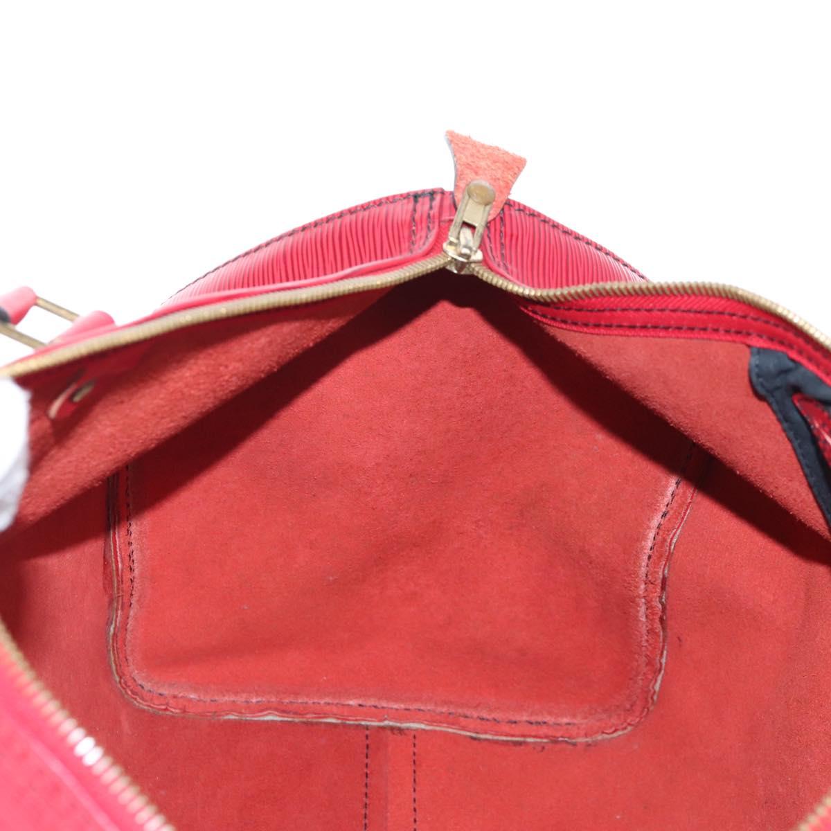 LOUIS VUITTON Epi Speedy 40 Hand Bag Castilian Red M42987 LV Auth 208080V