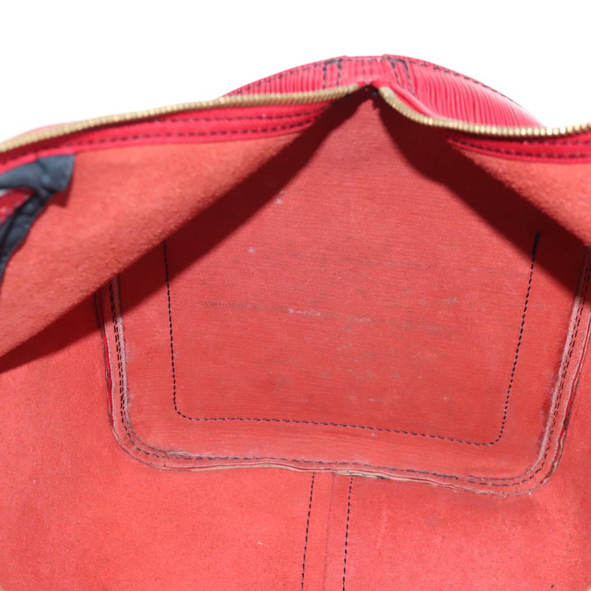 LOUIS VUITTON Epi Speedy 40 Hand Bag Castilian Red M42987 LV Auth 208080V