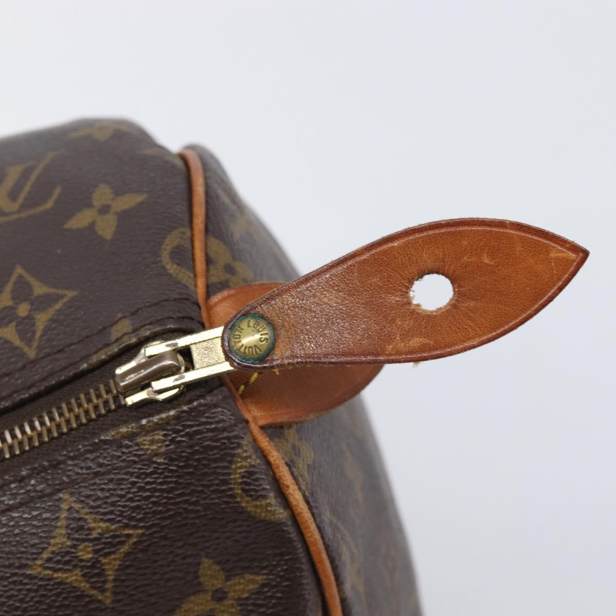 LOUIS VUITTON Monogram Speedy 30 Hand Bag M41526 LV Auth 208094