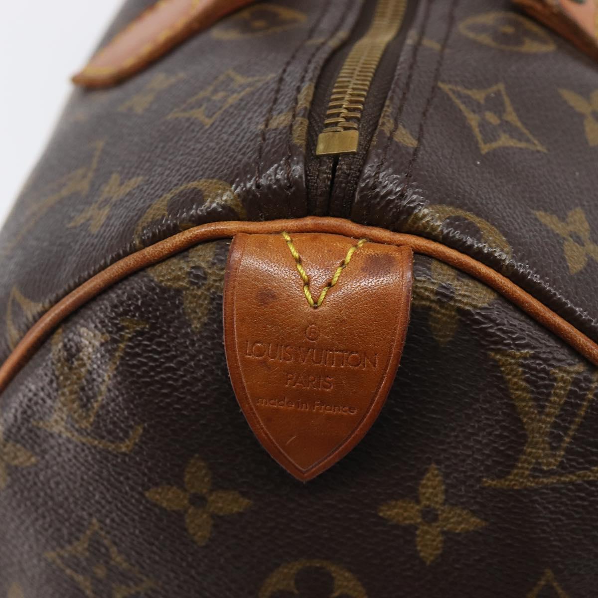 LOUIS VUITTON Monogram Speedy 30 Hand Bag M41526 LV Auth 208094